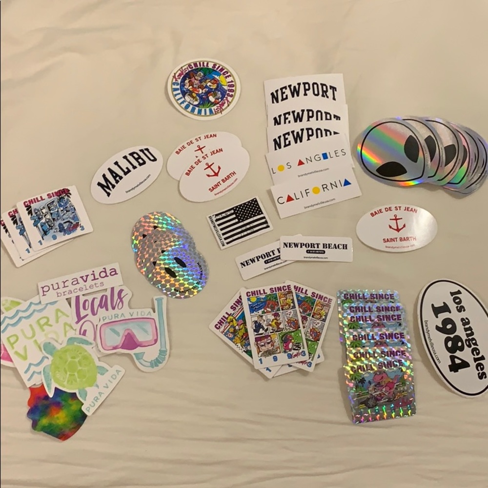 brandy stickers and pura vida
